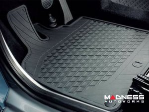 smart fortwo Floor Mats - 451 model - All Weather - Rubber - Standard Version
